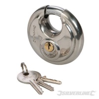 Stainless Steel Disc Padlock 70mm